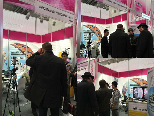 VR福利來了，Insta360全景相機(jī)亮相德國CeBIT展 