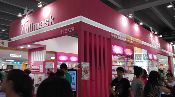 韓國化妝護膚品 展覽特裝設(shè)計(圖2)