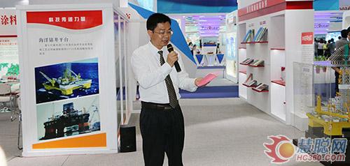 2016中國(珠海)國際海洋科技展 威旗科技亮相(圖3) 威旗科技賴華生董事長在剪彩儀式上致辭